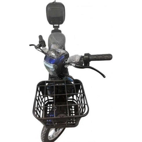 Электровелосипед Nova EC-03 синий (без цепи)