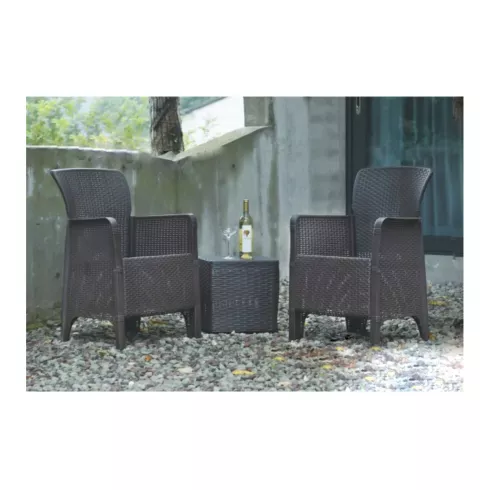 Набор садовой мебели Springhouse Palermo Balcony коричневый