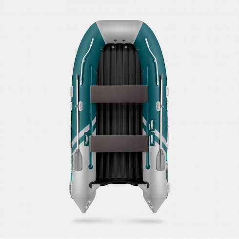 Надувная лодка Gladiator E450S морской зеленый-белый