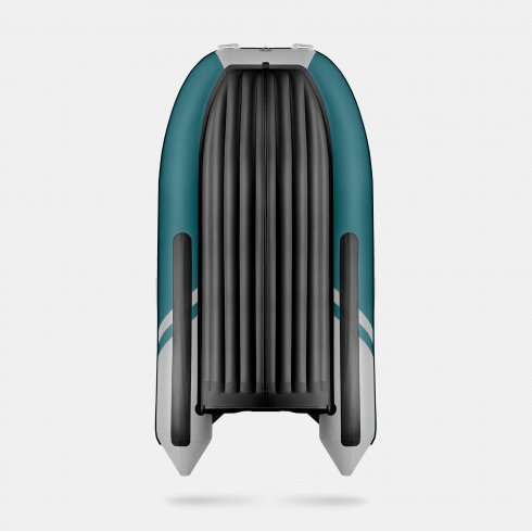 Надувная лодка Gladiator E450S морской зеленый-белый