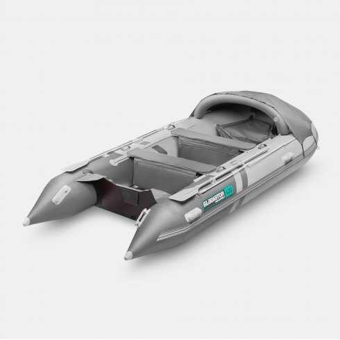 Надувная лодка Gladiator C420AL светло-темносерый