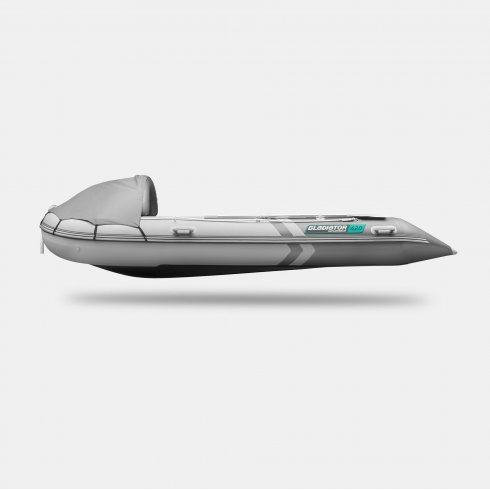 Надувная лодка Gladiator C420AL светло-темносерый