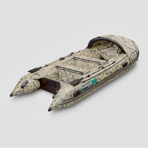 Надувная лодка Gladiator C400AL цифровой камуфляж