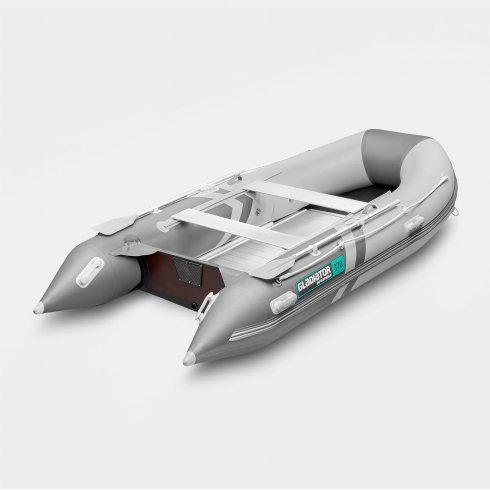 Надувная лодка Gladiator B370AL светло-темносерый