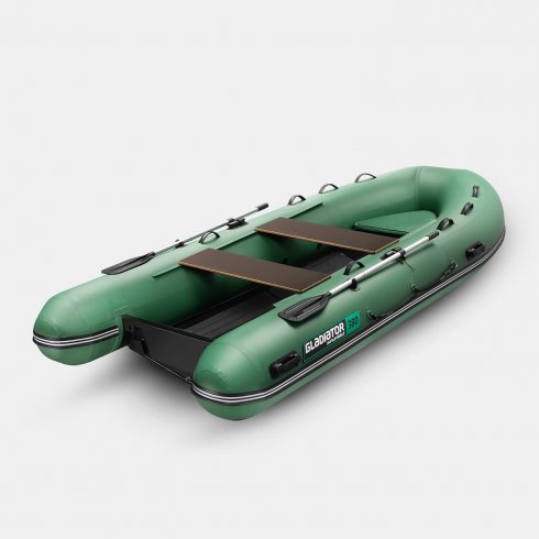 Надувная лодка Gladiator RIB 380AL зеленый