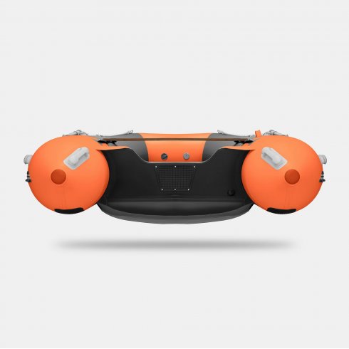 Надувная лодка Gladiator E380S оранжево/темно-серый