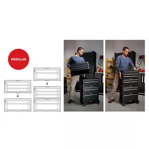 Комод для инструментов Keter Tool Chest 5 Drawers черный