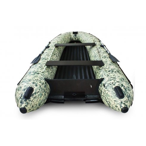 Лодка надувная моторная Solar-470 Strela Jet tunnel пиксель