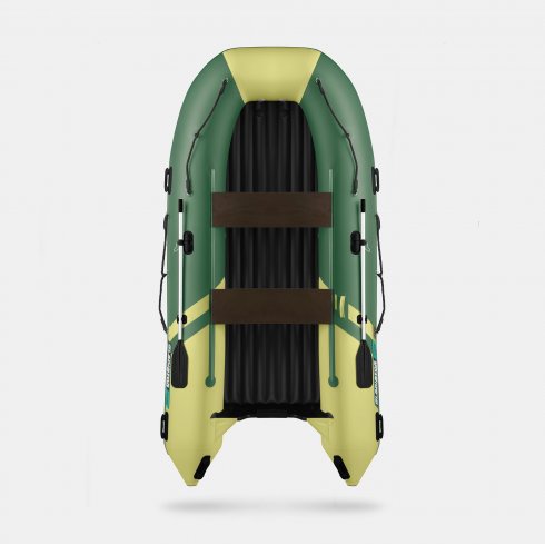 Надувная лодка Gladiator E380S зелено-оливковый