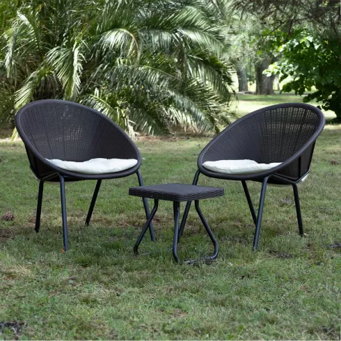 Набор садовой мебели Springhouse Andria черный