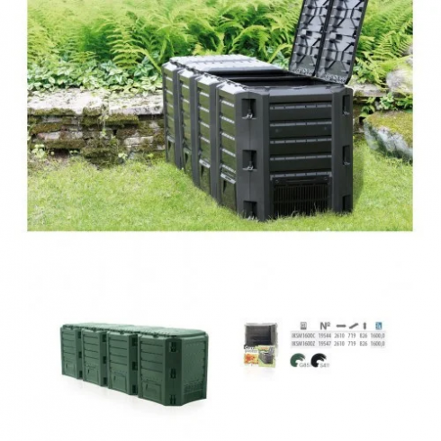 Компостер Prosperplast Module Compogreen 1600л (черный)