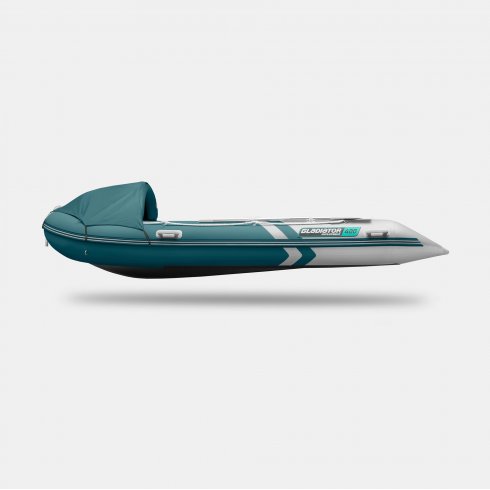 Надувная лодка Gladiator C400AL морской зеленый-белый