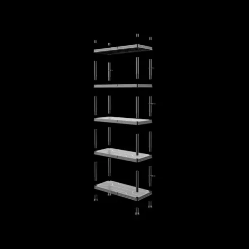 Стеллаж QBrick System Qbrick Regular Shelving System 60/30x4 L Low (REGQRS60304LCZAPG0)