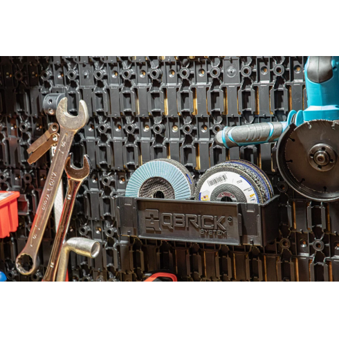 Набор панелей настенных Qbrick System Custom Pegboard (2 шт.) (черный)