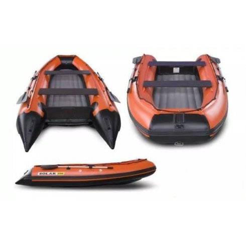 Лодка надувная моторная Solar-350 К (Максима) оранжевый