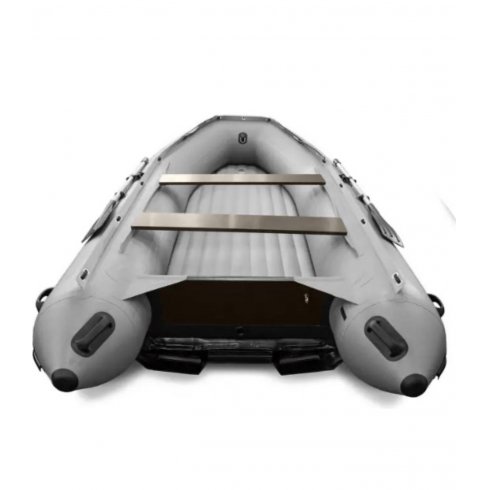 Лодка надувная моторная Solar-420 Strela Jet tunnel серый
