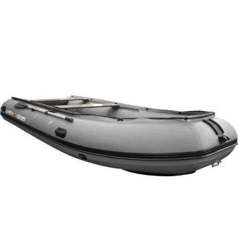 Лодка надувная моторная Solar-420 Strela Jet tunnel пиксель