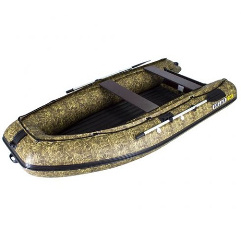 Лодка надувная моторная Solar-350 К (Максима) камыш
