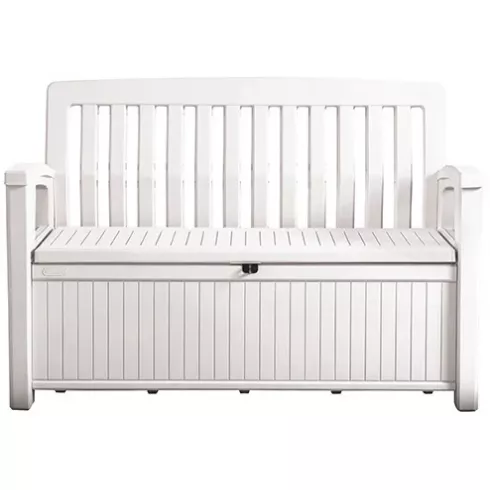 Скамейка садовая Keter Patio Bench (белая)