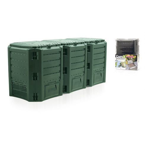 Компостер Prosperplast Module Compogreen 1200л (черный)