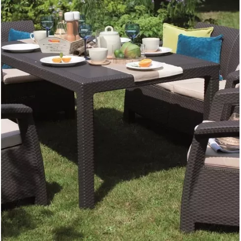 Набор уличной мебели Keter Corfu Fiesta коричневый