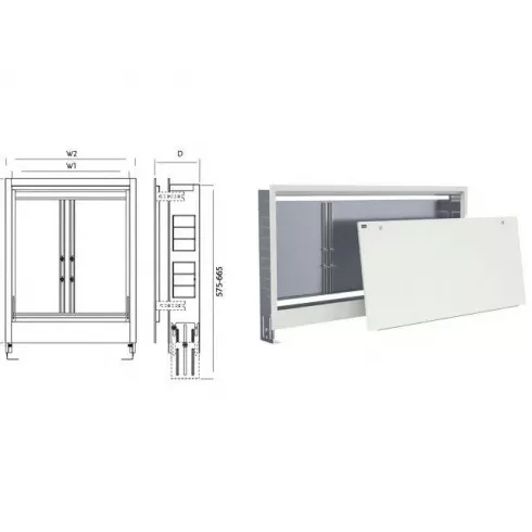Шкаф коллекторный AV Engineering AVEMC204