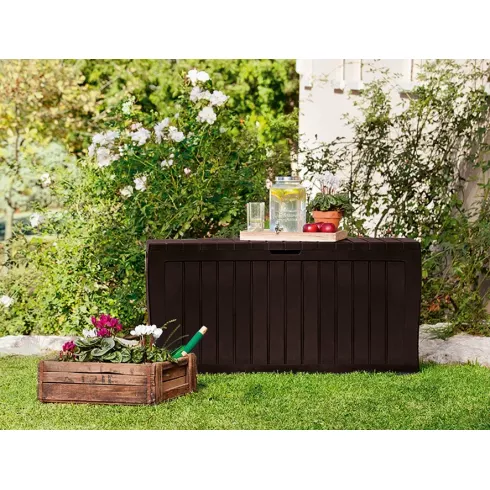 Сундук пластиковый Keter Marvel Plus 270л коричневый