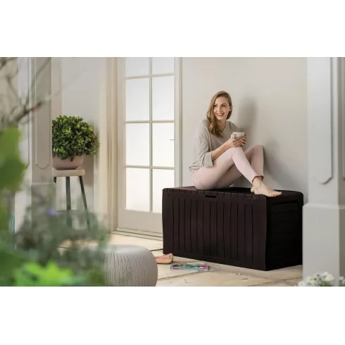 Сундук пластиковый Keter Marvel Plus 270л коричневый