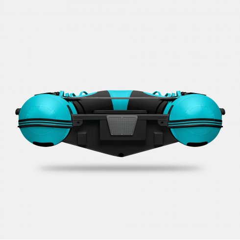 Надувная лодка Gladiator RIB 380AL черно-бирюзовый