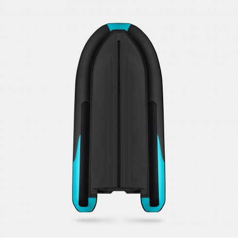 Надувная лодка Gladiator RIB 380AL черно-бирюзовый