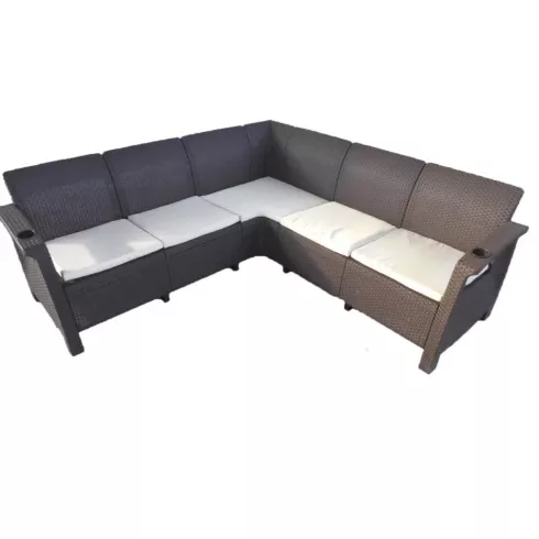 Набор садовой мебели Springhouse Corfu Relax коричневый