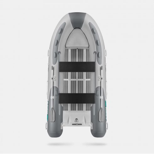 Надувная лодка Gladiator RIB 420AL светло-темносерый