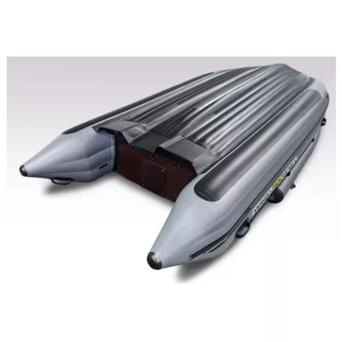 Лодка надувная моторная Solar-430 Caravan Jet Tunnel с фальшбортом серый