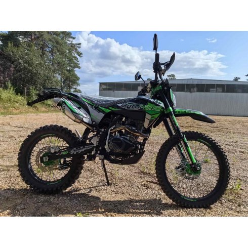 Мотоцикл Motoland XT300 HS 175FMM с ЭПТС (зелёный)