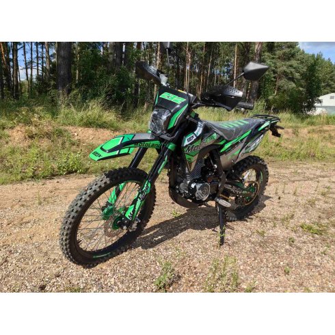 Мотоцикл Motoland XT300 HS 175FMM с ЭПТС (зелёный)