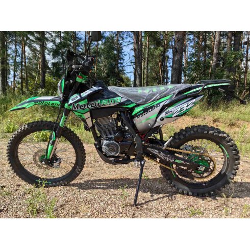 Мотоцикл Motoland XT300 HS 175FMM с ЭПТС (зелёный)