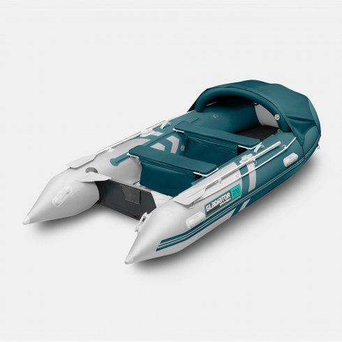 Надувная лодка Gladiator C370AL морской зеленый-белый