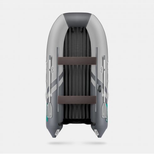 Надувная лодка Gladiator E300S светло/темно-серый