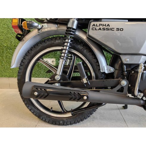 Мопед Rockot Alpha Classic (серый металлик)