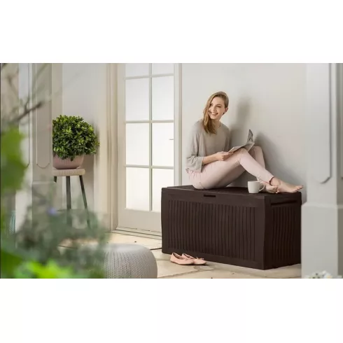 Сундук Keter Comfy Storage Box 270л коричневый