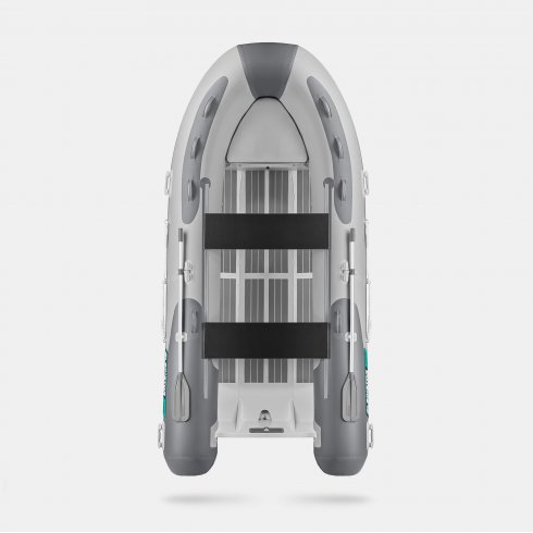 Надувная лодка Gladiator RIB 380AL светло-темносерый