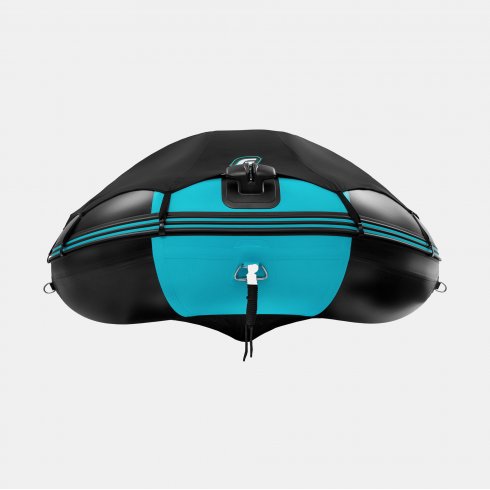 Надувная лодка Gladiator C420AL черно-бирюзовый