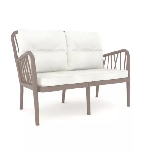 Диван двухместный уличный Gala Sofa капучино