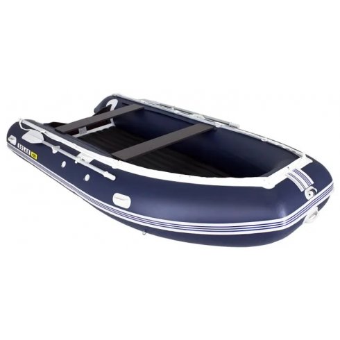 Лодка надувная моторная Solar-420 К серый
