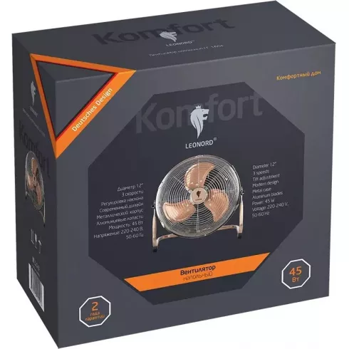 Вентилятор настольный Leonord LE-1604