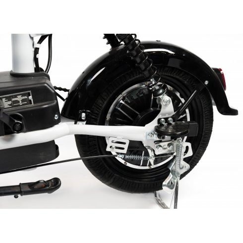 Электроскутер Nova EC-02 графит белый