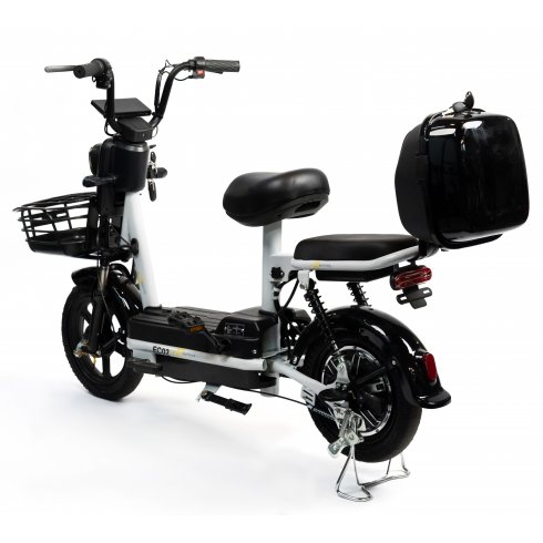 Электроскутер Nova EC-02 графит белый