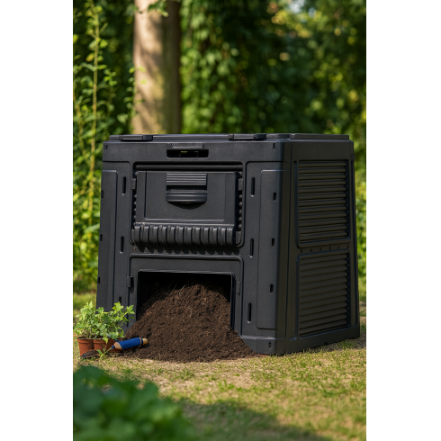 Компостер Keter E-Composter с базой 470л (черный)