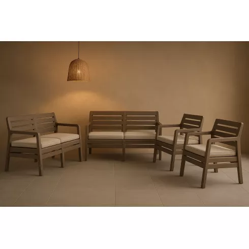 Набор мебели Keter Delano Rest Set капучино