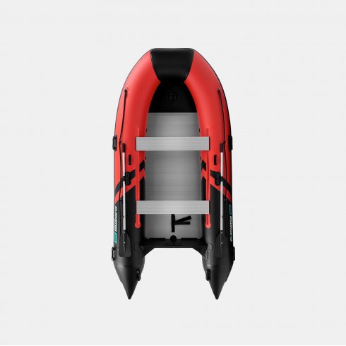 Надувная лодка Gladiator C370AL красно-черный